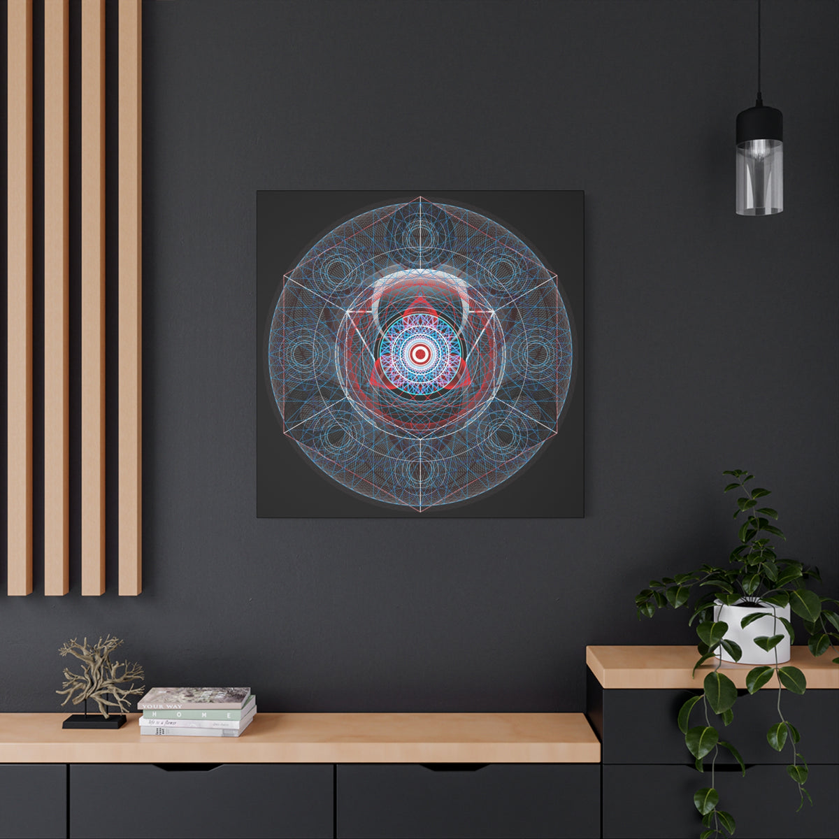 The Triune Godhead - Stretched Matte Canvas Art