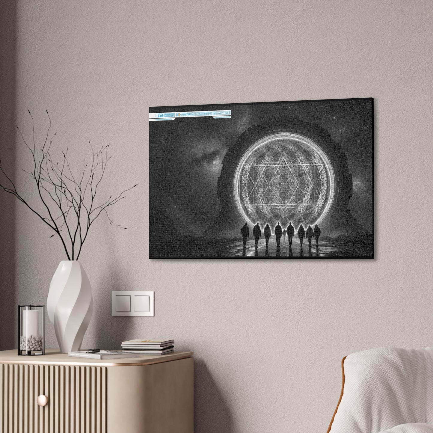 TTB Canvas 02B - Journeyman Gate 07: SAGGITARIUS GATE, EARTH-Λ10-¹²²-H0.8, LOCATION: GRAND GANYON NORTH RIM. - GAMMA BLEED CAPTURE