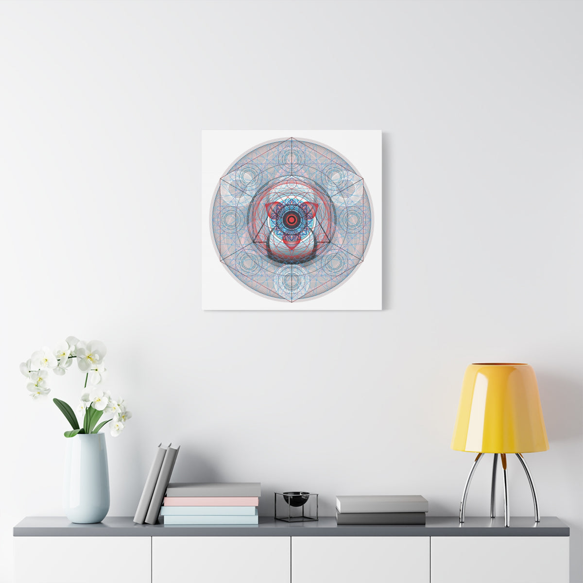 The Triune Godhead Equal Opposite - Stretched Matte Canvas Art