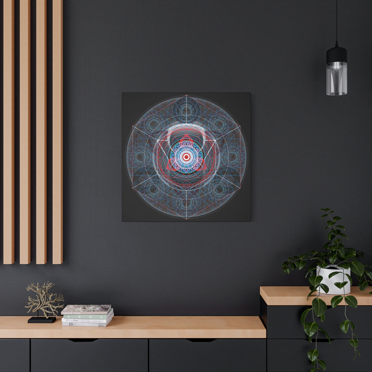 The Triune Godhead - Stretched Matte Canvas Art