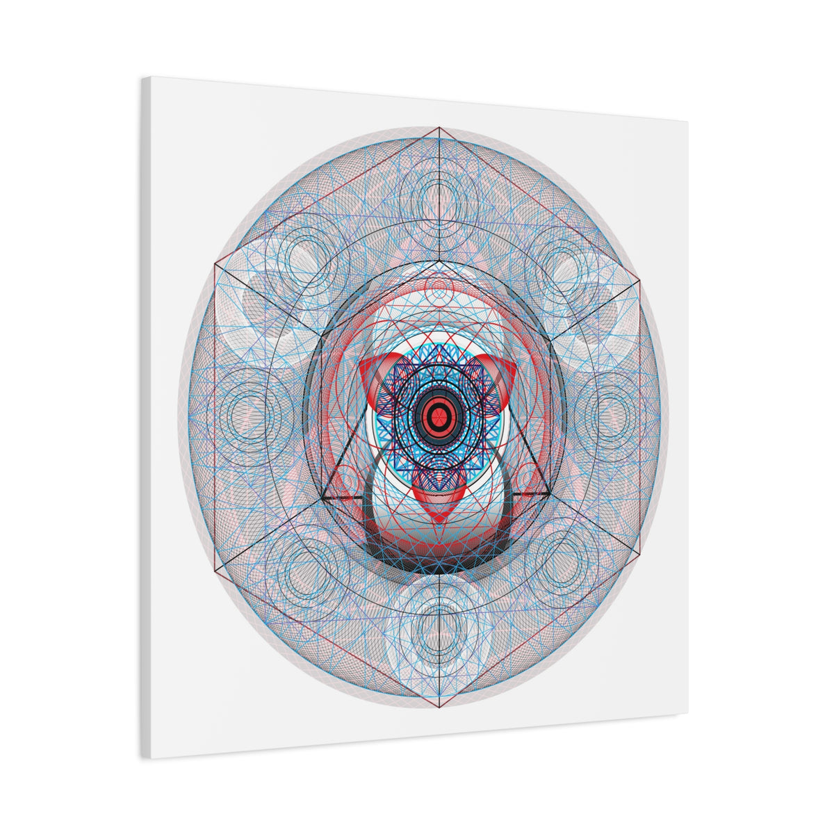The Triune Godhead Equal Opposite - Stretched Matte Canvas Art