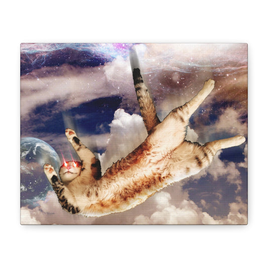 Pro Kings - Atticus Being Ejected From Heaven - 1.25" Matte Canvas, Stretched,