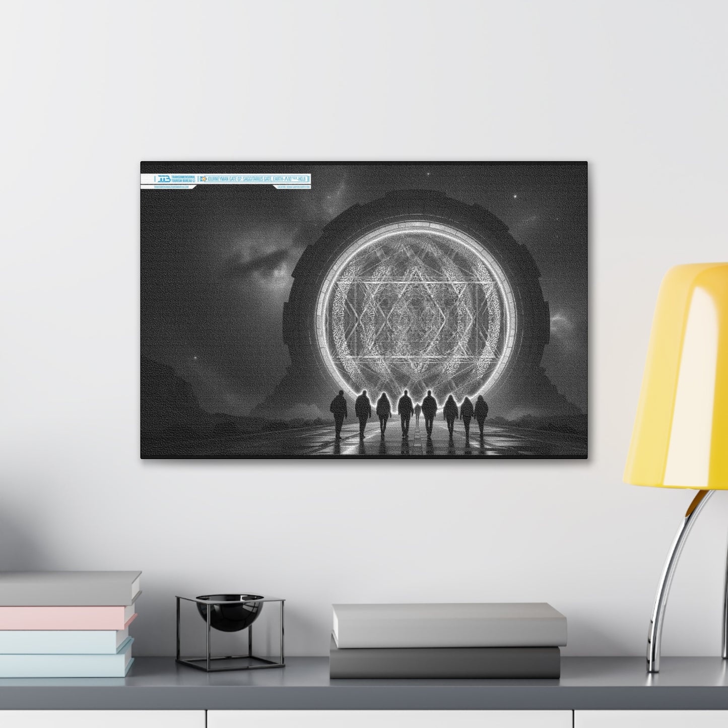 TTB Canvas 02B - Journeyman Gate 07: SAGGITARIUS GATE, EARTH-Λ10-¹²²-H0.8, LOCATION: GRAND GANYON NORTH RIM. - GAMMA BLEED CAPTURE