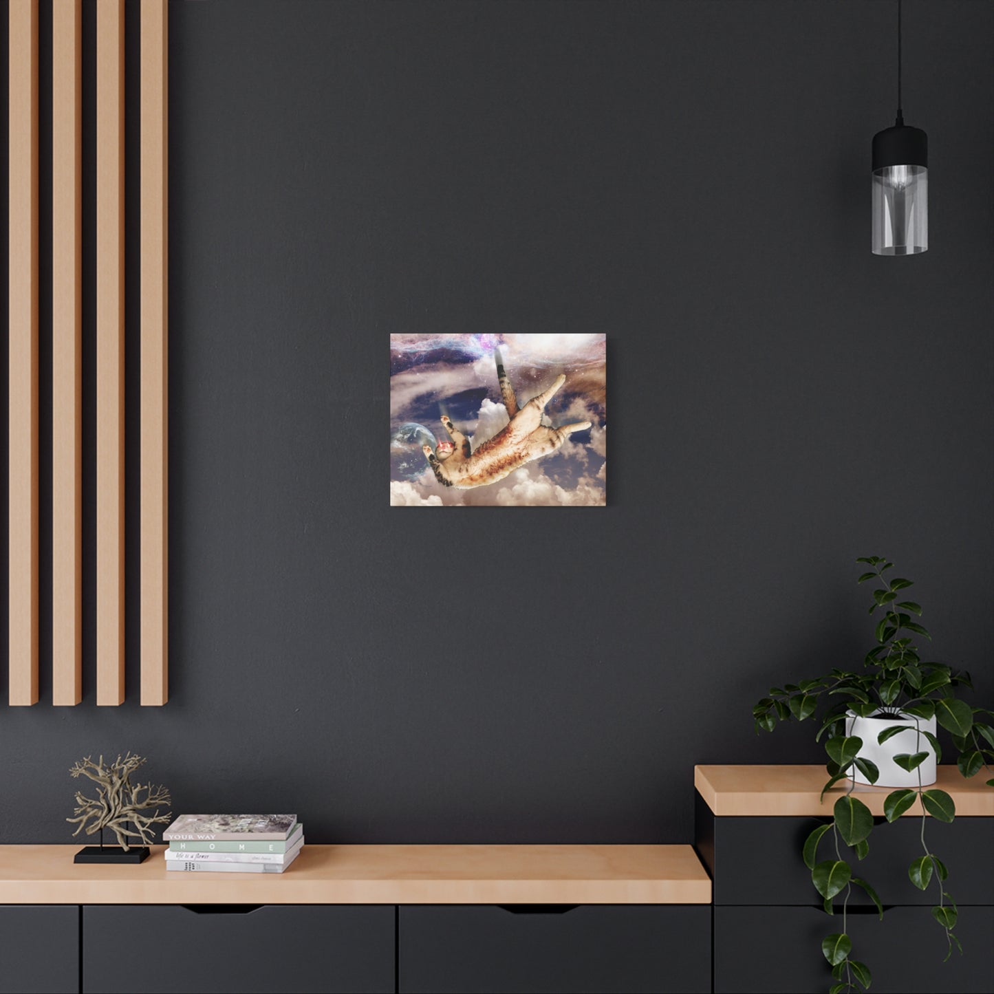Pro Kings - Atticus Being Ejected From Heaven - 1.25" Matte Canvas, Stretched,