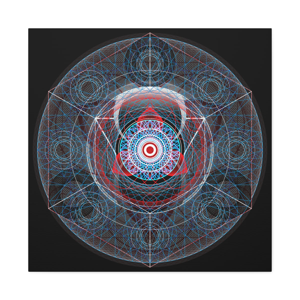 The Triune Godhead - Stretched Matte Canvas Art