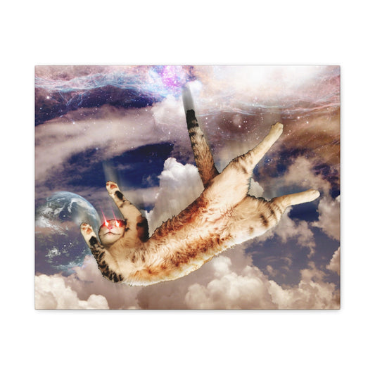 Pro Kings - Atticus Being Ejected From Heaven - 1.25" Matte Canvas, Stretched,
