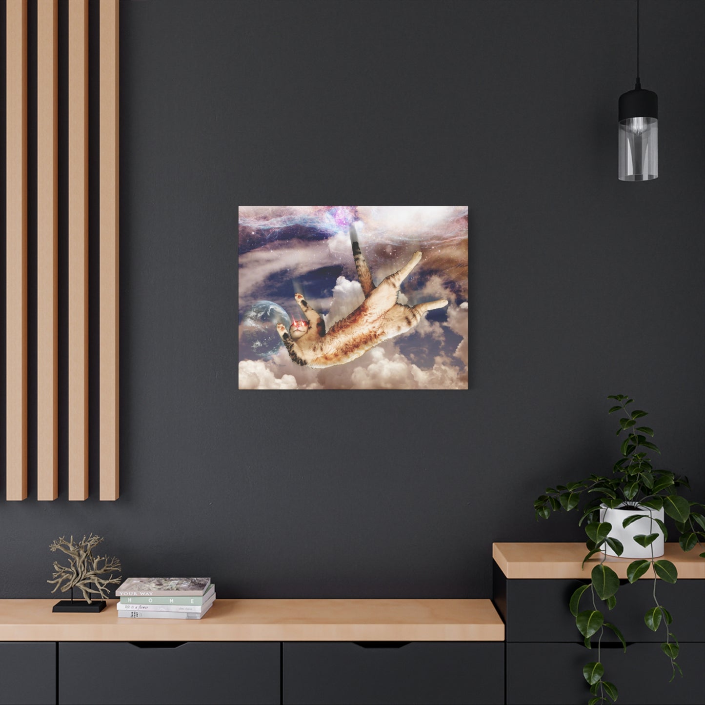 Pro Kings - Atticus Being Ejected From Heaven - 1.25" Matte Canvas, Stretched,