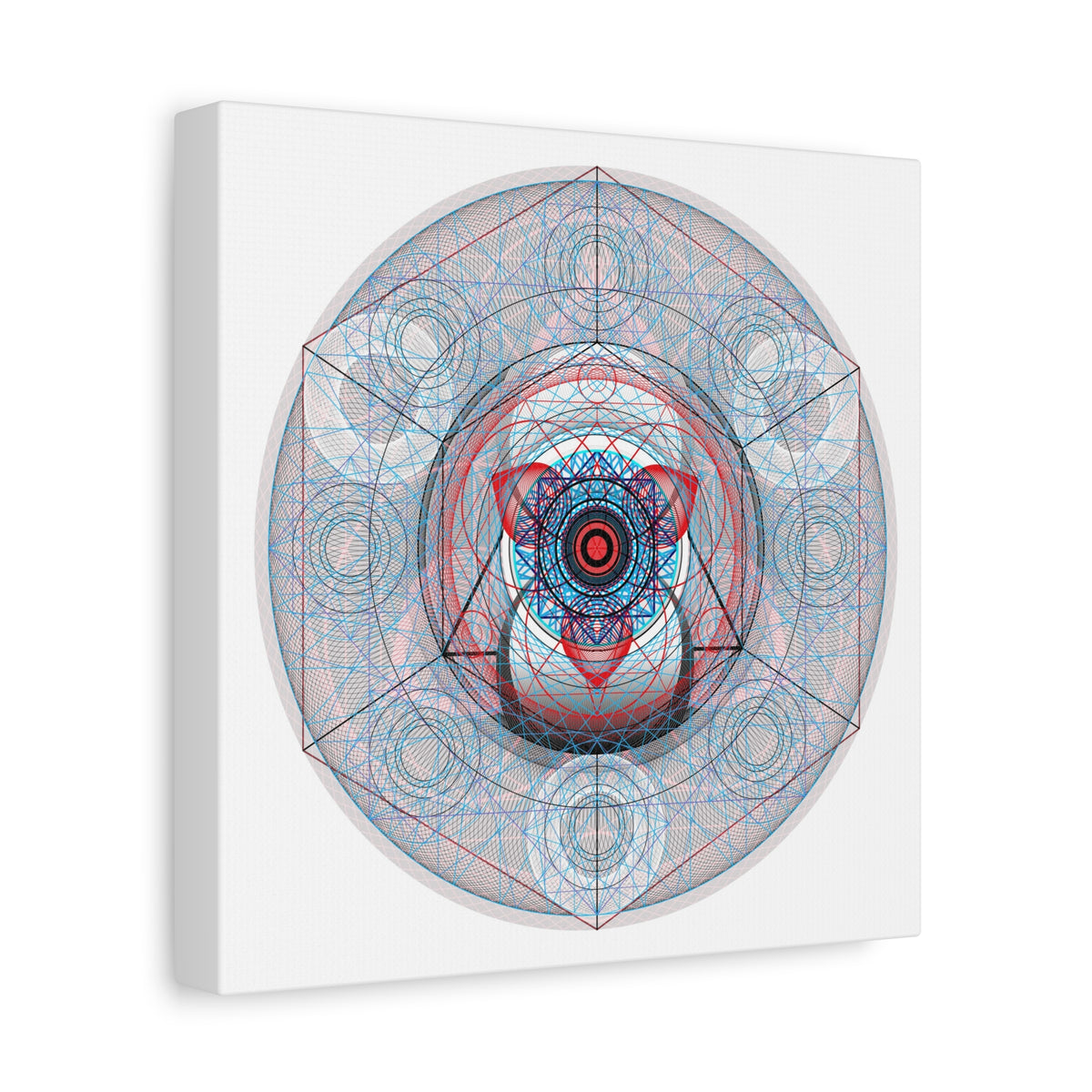 The Triune Godhead Equal Opposite - Stretched Matte Canvas Art