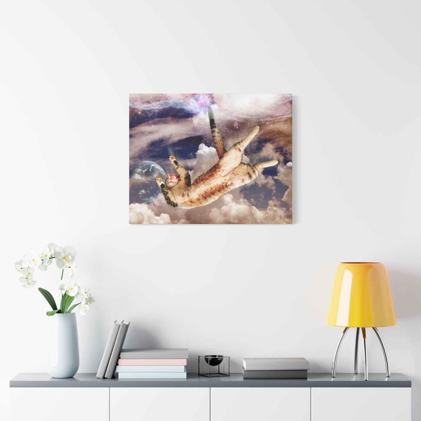Pro Kings - Atticus Being Ejected From Heaven - 1.25" Matte Canvas, Stretched,