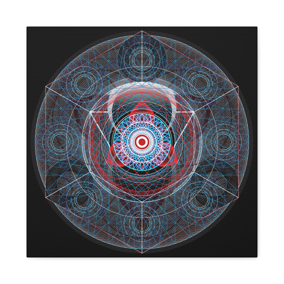 The Triune Godhead - Stretched Matte Canvas Art