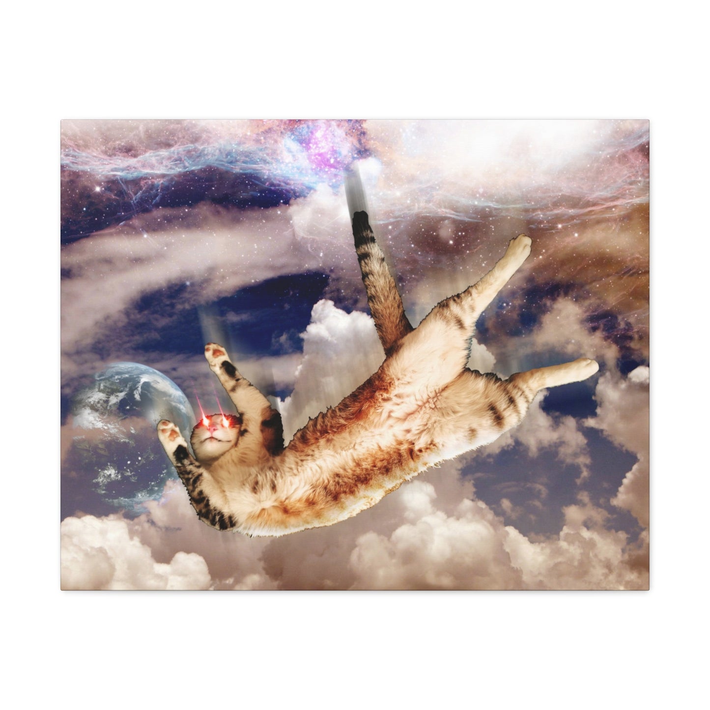 Pro Kings - Atticus Being Ejected From Heaven - 1.25" Matte Canvas, Stretched,