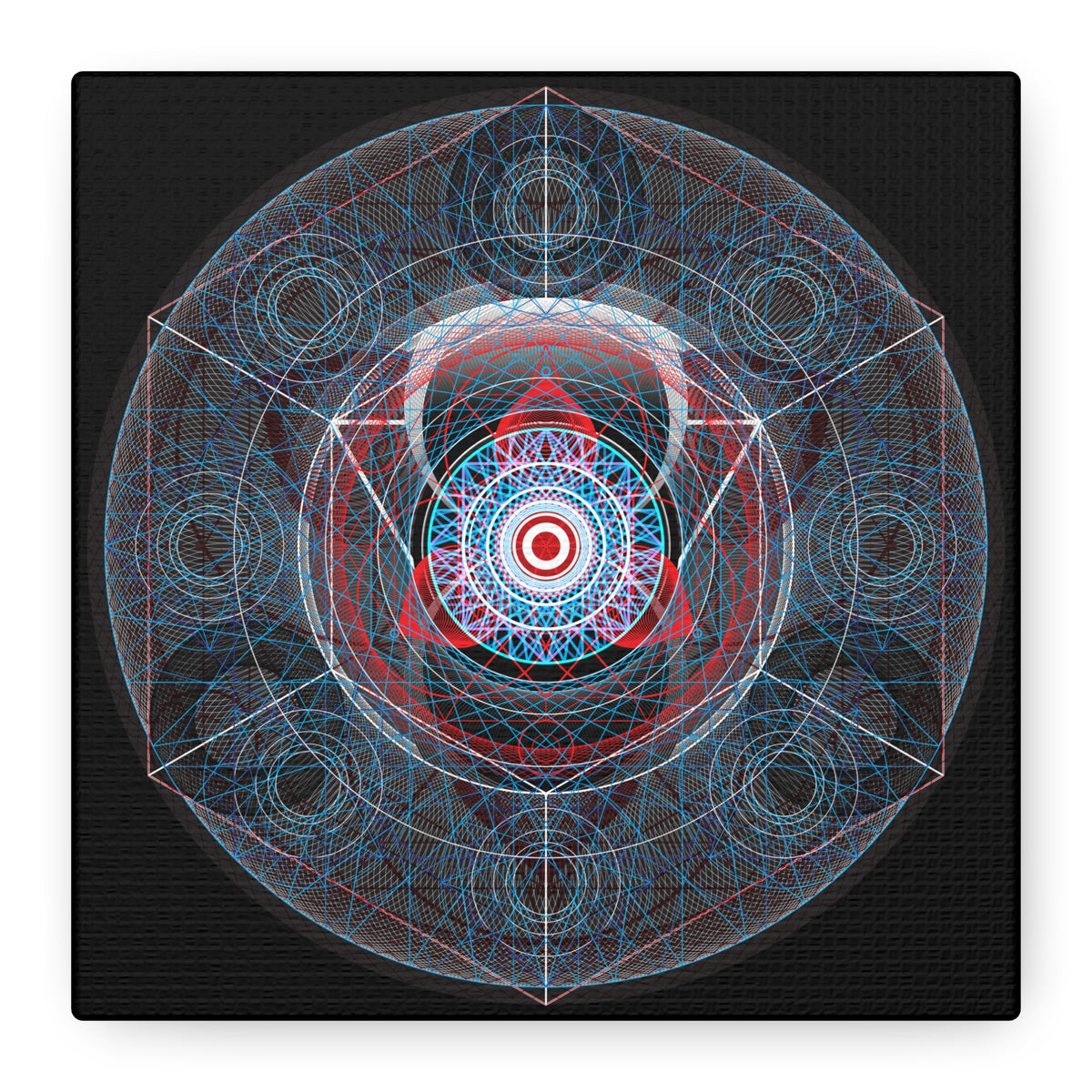 The Triune Godhead - Stretched Matte Canvas Art