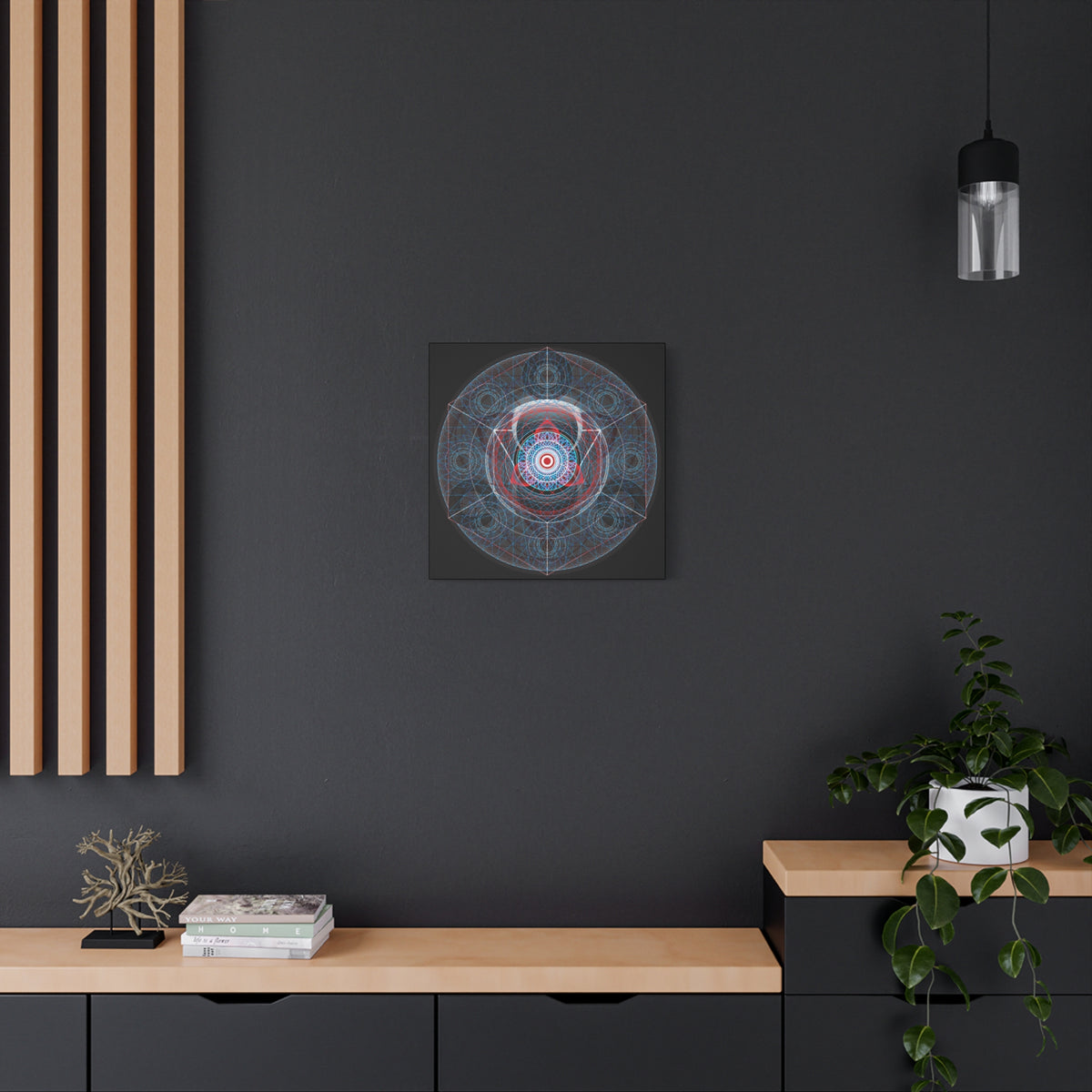 The Triune Godhead - Stretched Matte Canvas Art