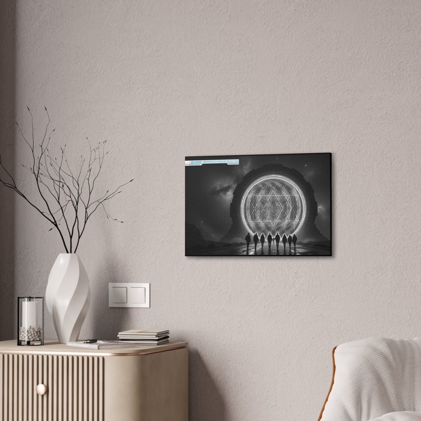 TTB Canvas 02B - Journeyman Gate 07: SAGGITARIUS GATE, EARTH-Λ10-¹²²-H0.8, LOCATION: GRAND GANYON NORTH RIM. - GAMMA BLEED CAPTURE