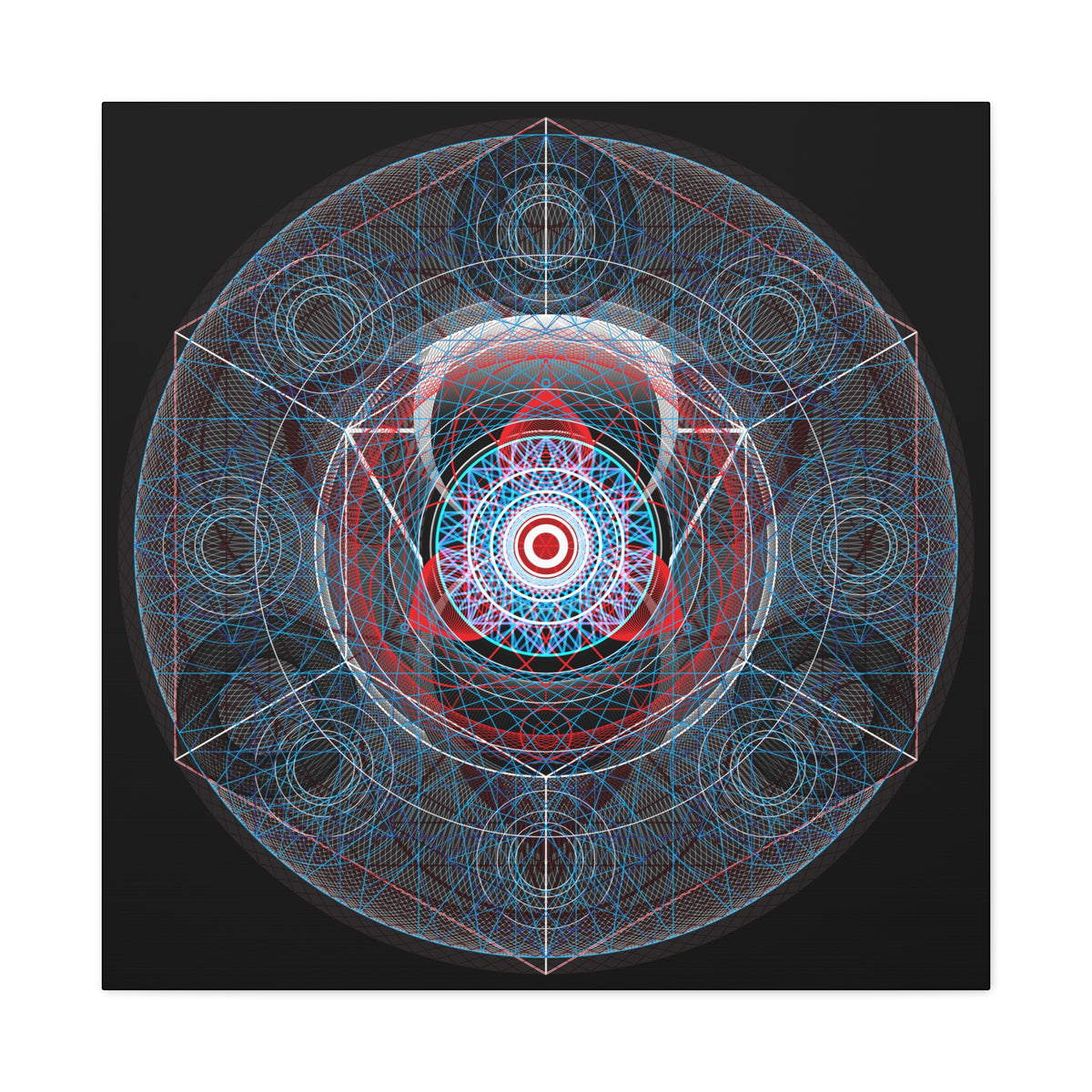 The Triune Godhead - Stretched Matte Canvas Art