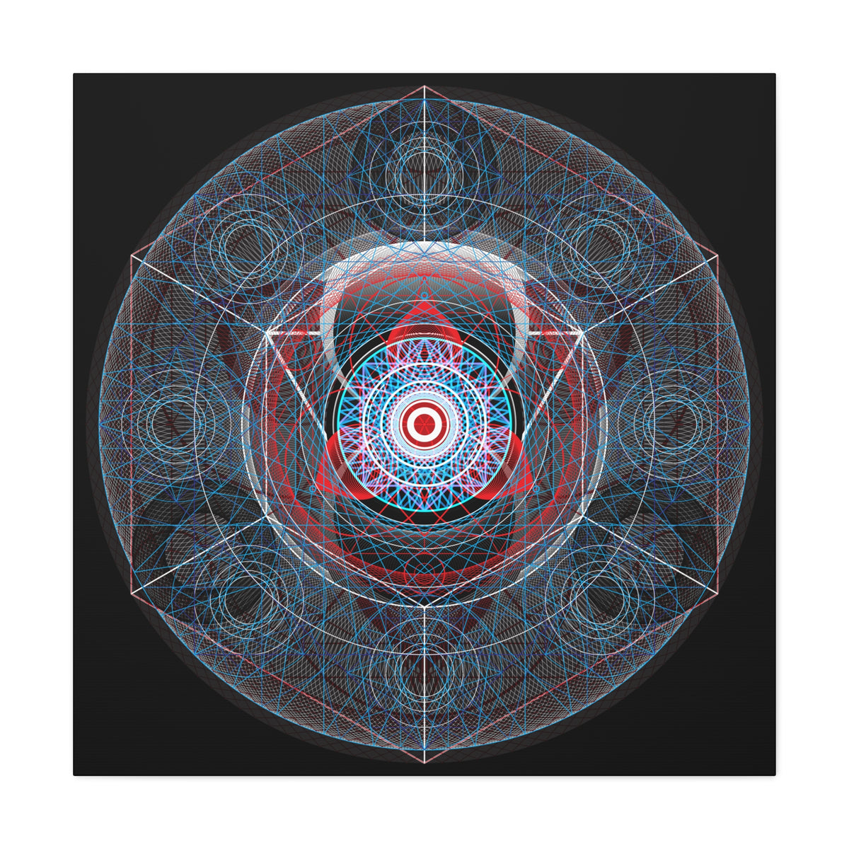 The Triune Godhead - Stretched Matte Canvas Art