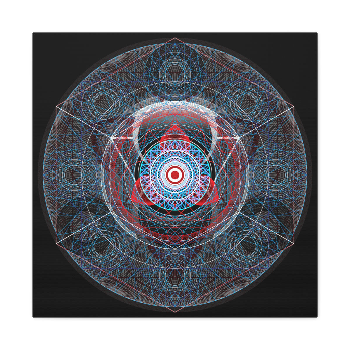 The Triune Godhead - Stretched Matte Canvas Art