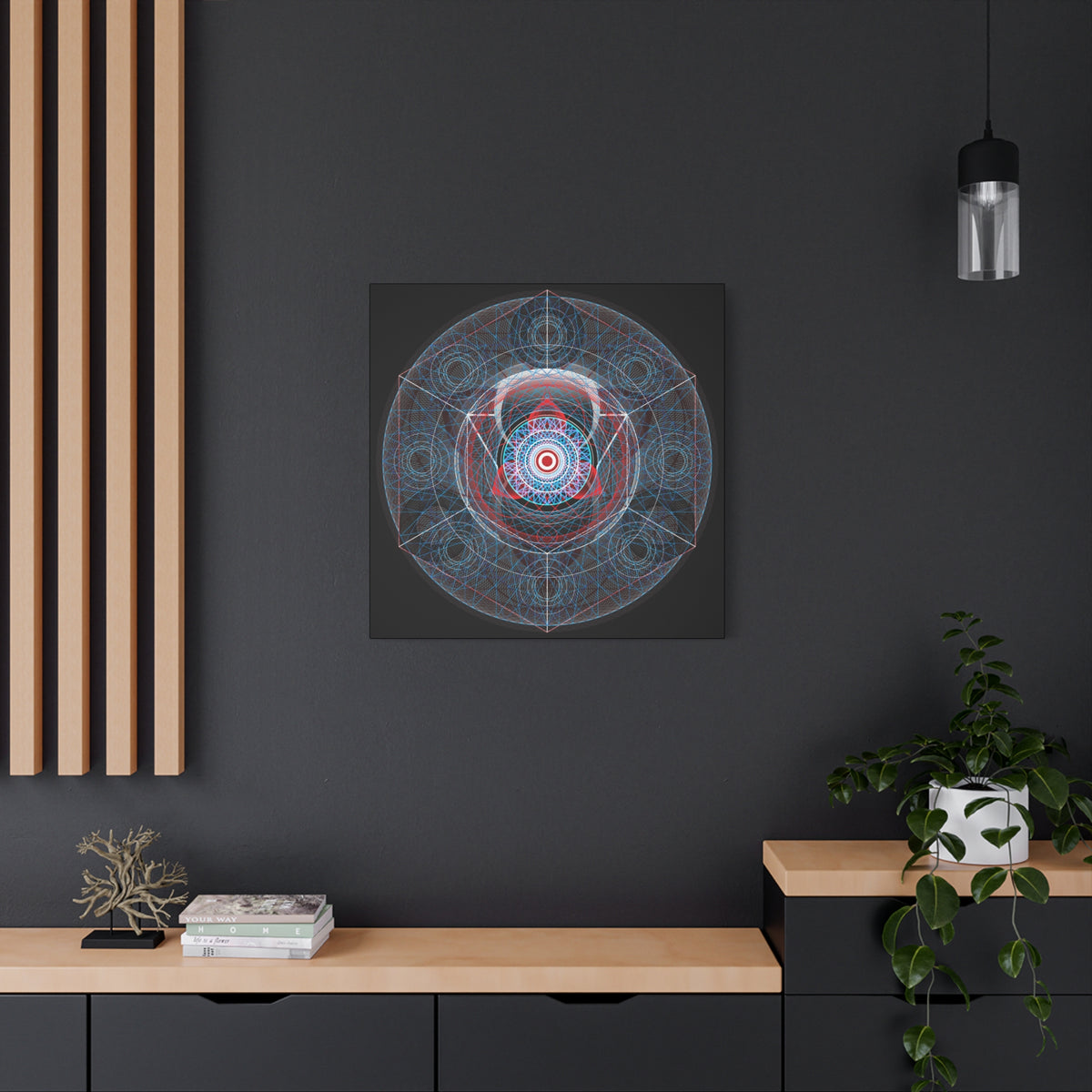 The Triune Godhead - Stretched Matte Canvas Art