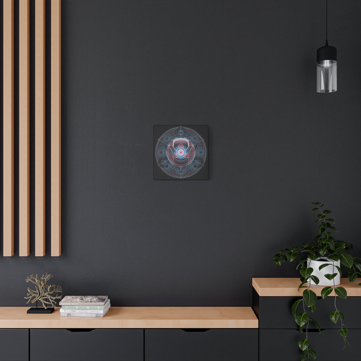 The Triune Godhead - Stretched Matte Canvas Art